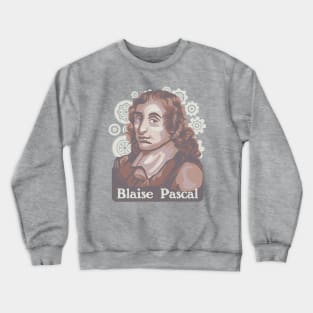 Blaise Pascal Portrait Crewneck Sweatshirt